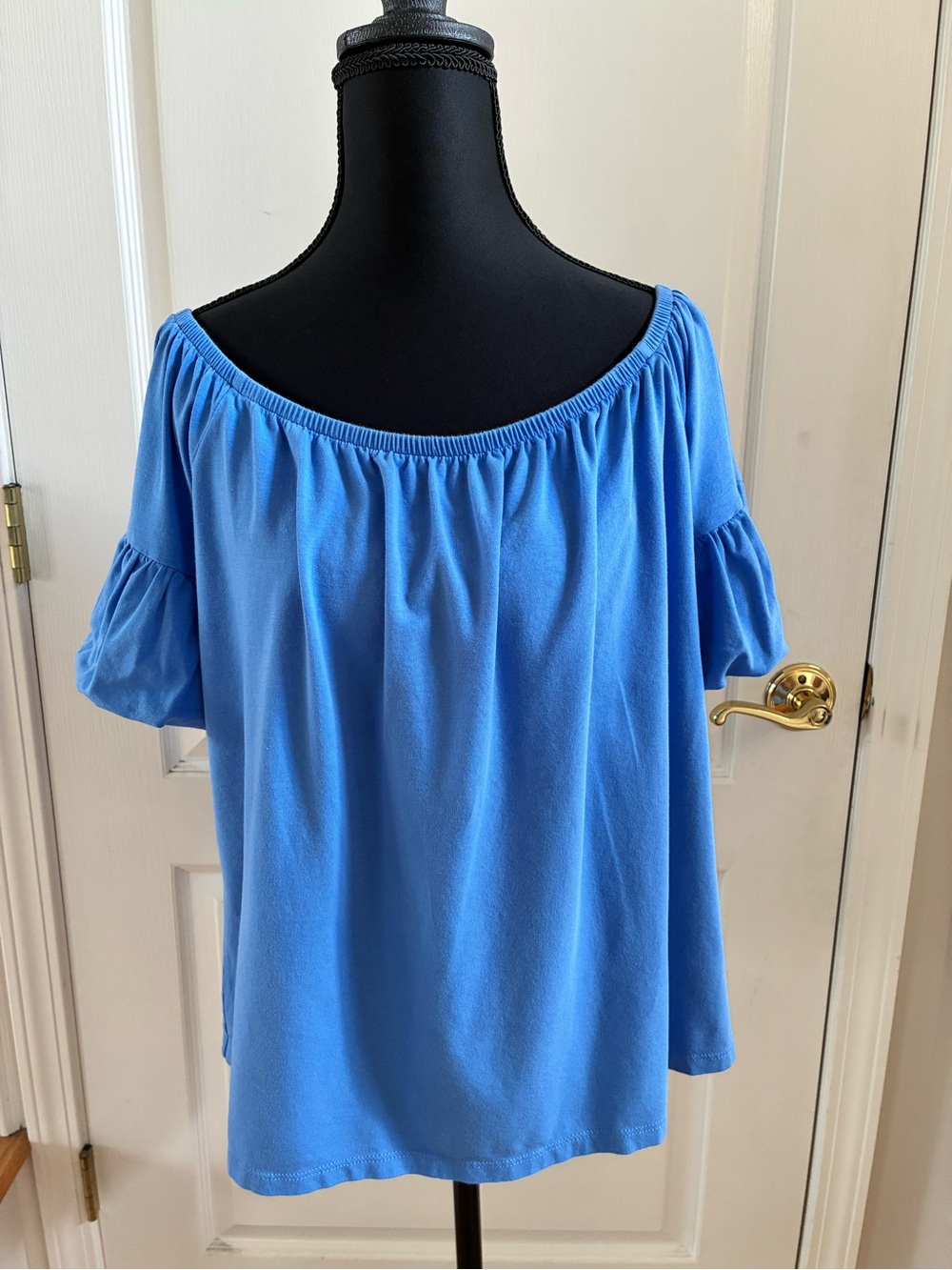 Lilly Pulitzer Off-Shoulder Top in Periwinkle Blue